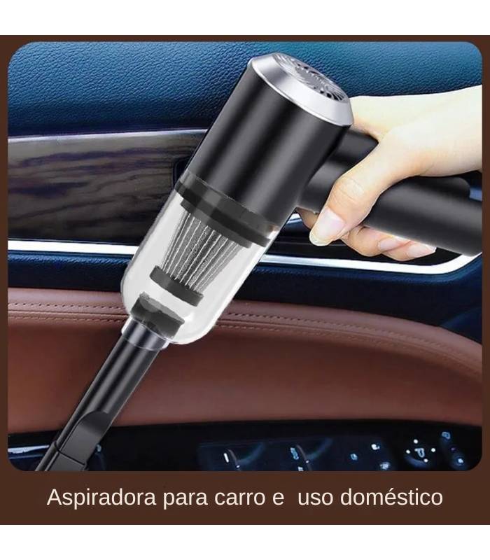 Aspirador de Pó para Carro e Uso Doméstico