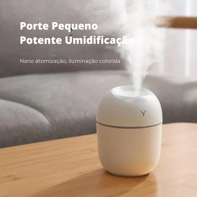 Umidificador de ar branco, 250ml